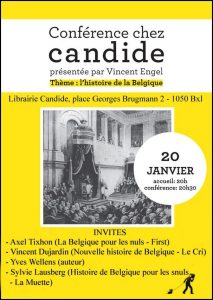 20 janvier 2011 Conférence Histoire de belgique CAndide