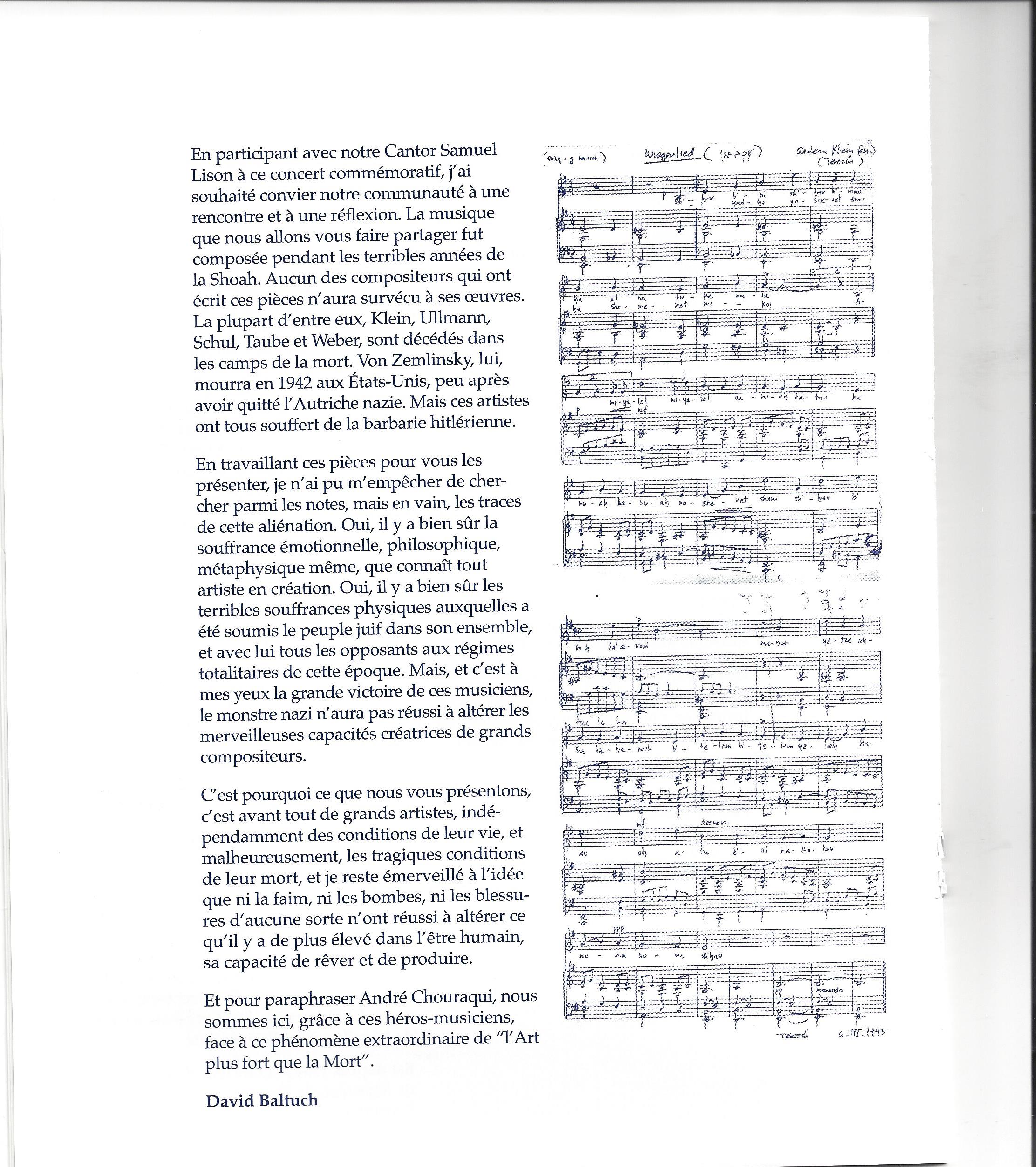 Oeuvres musicales composées dans les camps Paul Danblon 2