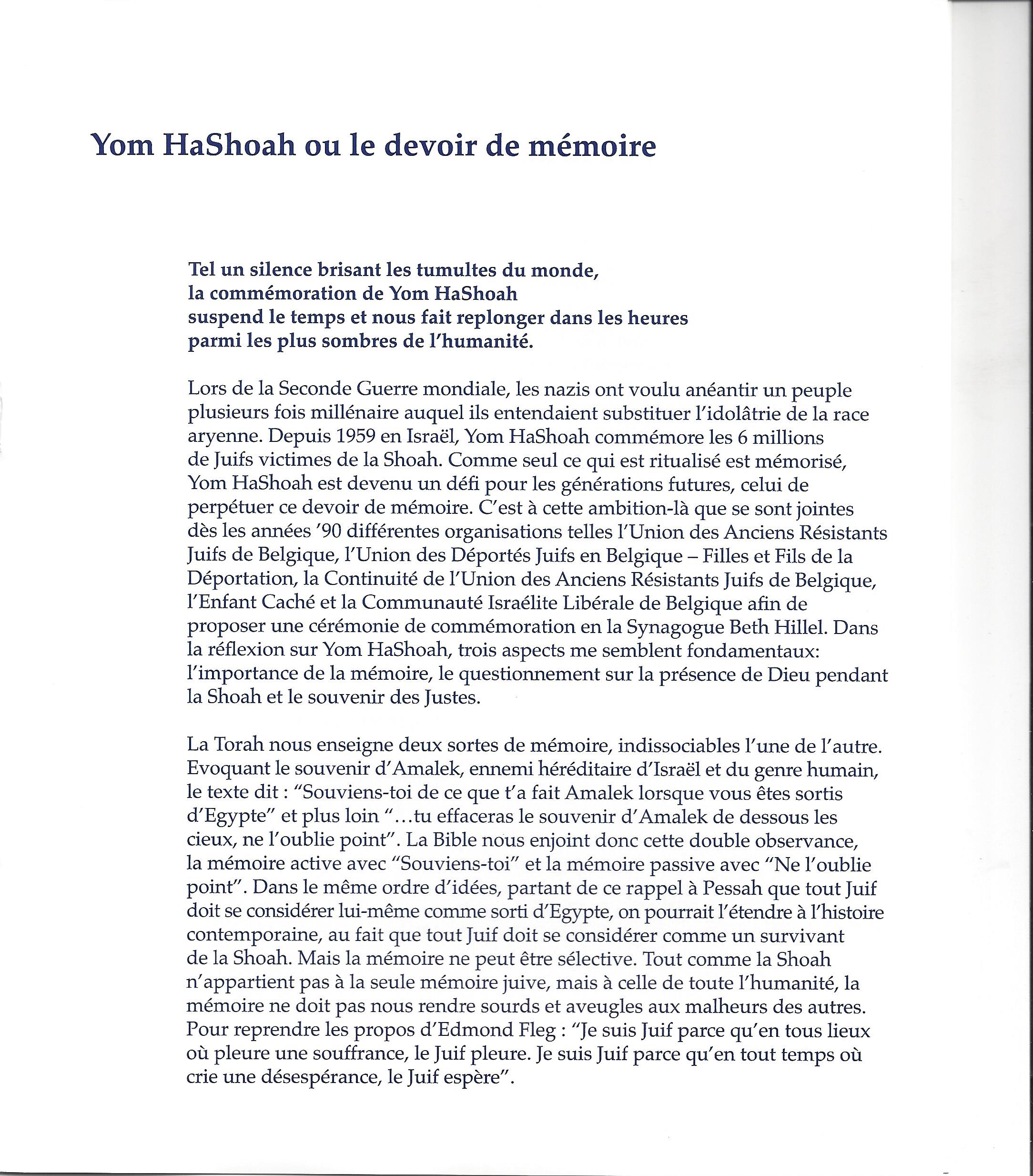 Yom Ha Shoah Introduction
