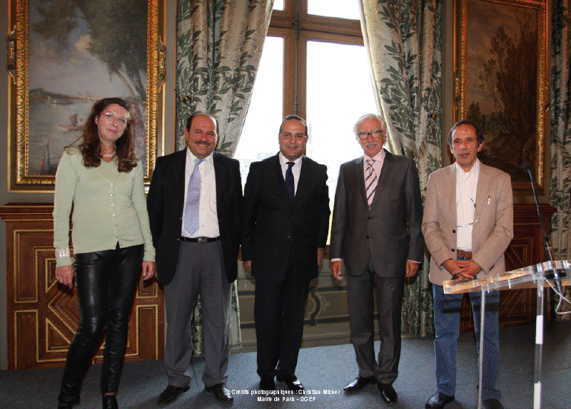 Hotel de Ville de Paris 7 septembre 2011 Inauguration de l'exposition